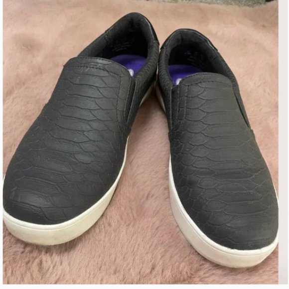 ⭐️ Snake Print Loafer Slip Chic Glam Cool Fit Memory Foam Streetwear Pull Ons - Picture 3 of 6